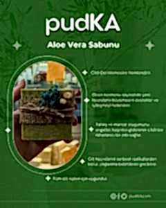 pudKA Aloe Vera Sabunu Doğal ve El Yapımı