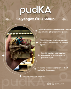 pudKA Zeytinyağlı ve Salyangoz Özlü Doğal Sabun